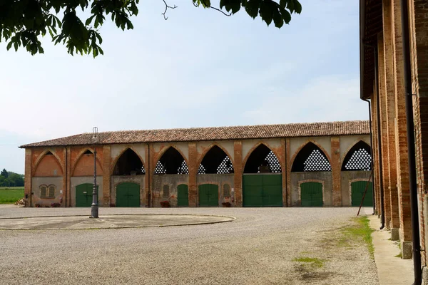 Fazenda Histórica Celleri Província Piacenza Emília Romanha Itália — Fotografia de Stock