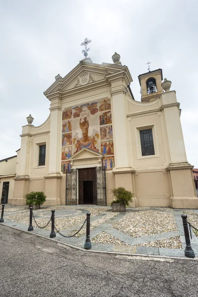 Morano sul po, kilise — Stok fotoğraf
