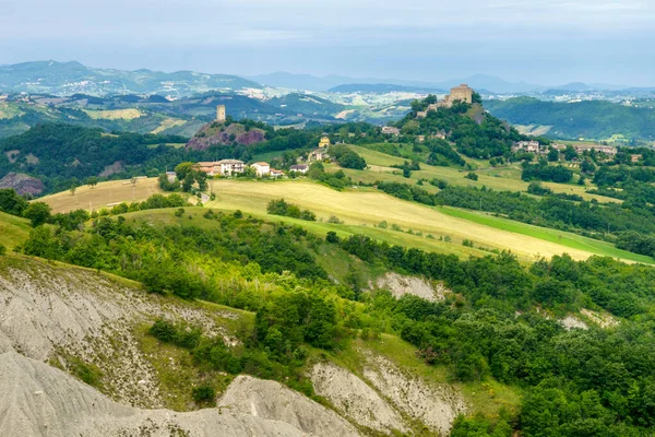 Krajina Jaře San Pola Canossy Provincie Reggio Emilia Emilia Romagna — Stock fotografie