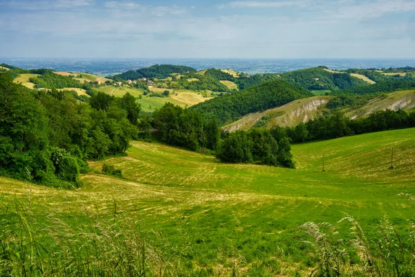 Paisaje Rural Primavera Cerca San Polo Canossa Provincia Reggio Emilia — Foto de Stock