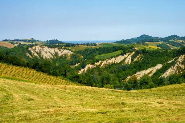 Krajina Poblíž Guiglie Provincie Modena Emilia Romagna Itálie Jaře — Stock fotografie