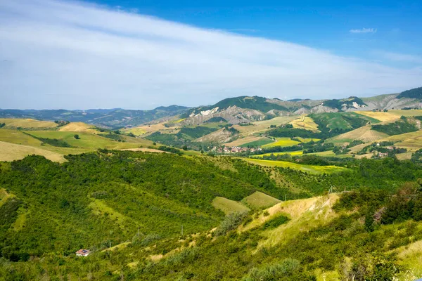 Paisaje Rural Las Colinas Provincia Bolonia Emilia Romaña Italia Cerca — Foto de Stock