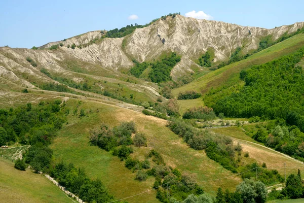 Paesaggio Rurale Sulle Colline Della Provincia Ravenna Emilia Romagna Italia — Foto Stock