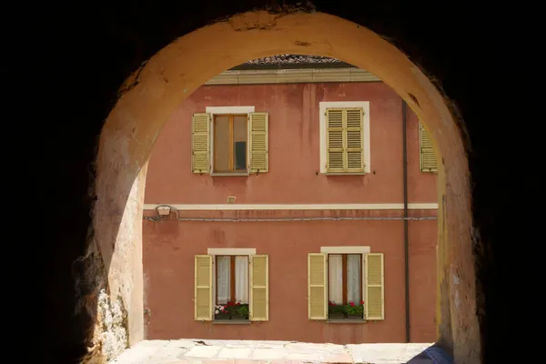 ブリシゲッラ ラヴェンナ州 エミリア ロマーニャ州 イタリア 経由Degli Asini 古い屋根付きの通り — ストック写真