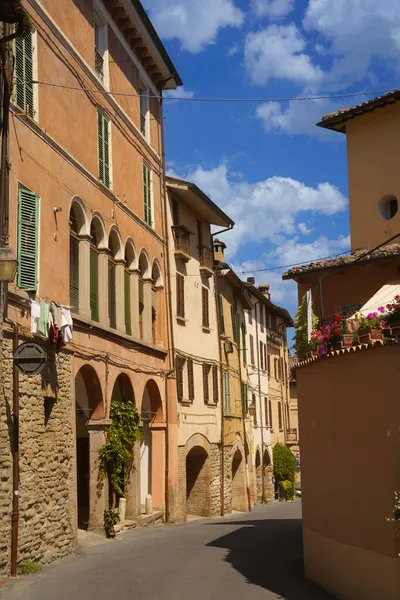 Brisighella Província Ravenna Emília Romanha Itália Rua Velha — Fotografia de Stock