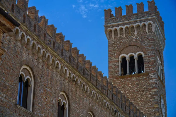 Bertinoro Επαρχία Forli Cesena Emilia Romagna Ιταλία Ιστορικό Παλάτι — Φωτογραφία Αρχείου