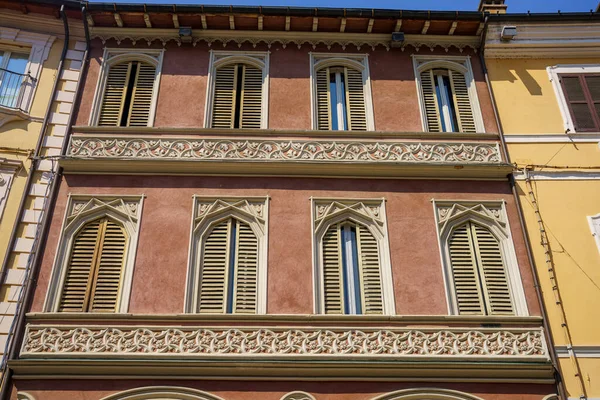 Cesena Emilia Romagna Italien Historiska Byggnader Slottstorget — Stockfoto