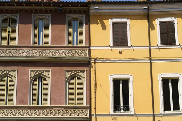 Cesena Emilia Romagna ตาล อาคารประว ศาสตร ในสแควร ปราสาท — ภาพถ่ายสต็อก