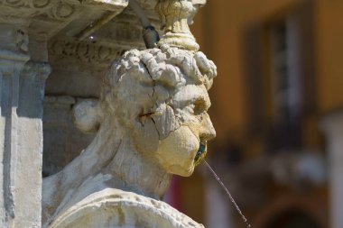 Cesena, Emilia-Romagna, İtalya: kale meydanındaki tarihi binalar