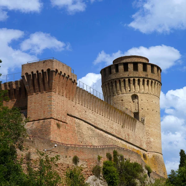 Brisighella Provincia Rávena Emilia Romaña Italia Exterior Del Castillo Medieval —  Fotos de Stock