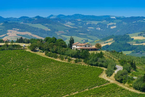 Landskap Nära Castrocaro Och Predappio Forli Provinsen Emilia Romagna Italien — Stockfoto