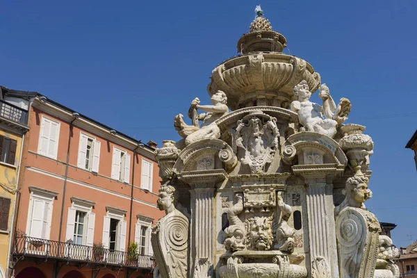 Cesena Emilia Romagna Talya Kale Meydanındaki Tarihi Binalar — Stok fotoğraf