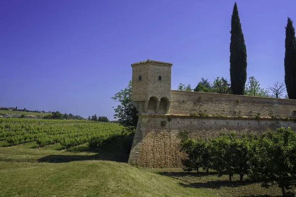 Terra Del Sole Provincie Forli Emilia Romagna Itálie Středověké Hradby — Stock fotografie