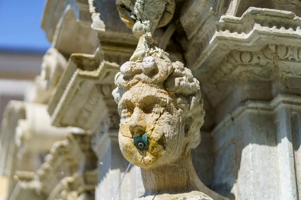 Cesena Emilia Romagna Italien Historischer Brunnen Auf Dem Burgplatz — Stockfoto