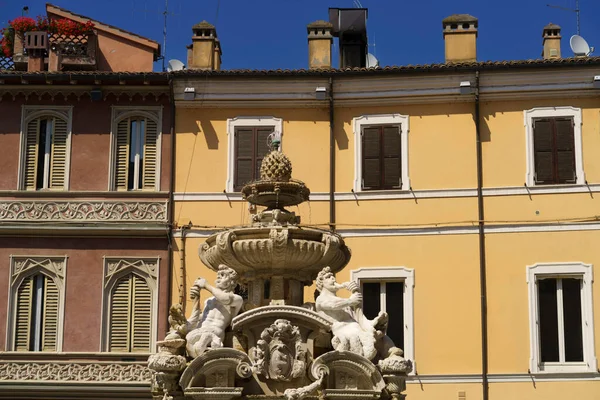 Cesena Emilia Romagna Italien Historiska Byggnader Slottstorget — Stockfoto