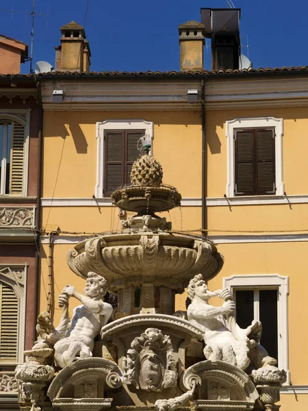 Cesena Emilia Romagna Itálie Historické Budovy Hradním Náměstí — Stock fotografie