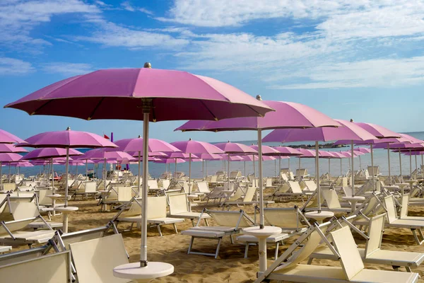 Beach Pesaro Marche Italy June — Stock Photo, Image