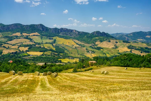 Paisaje Rural Primavera Cerca Verucchio San Marino Emilia Romaña Italia — Foto de Stock