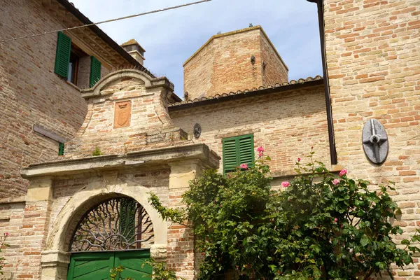 Cerasa Pueblo Histórico Provincia Pesaro Urbino Marche Italia —  Fotos de Stock