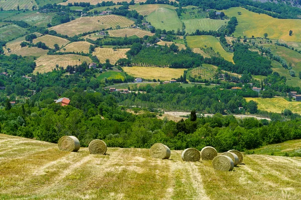 Country Landscape Springtime Verucchio San Marino Emilia Romagna Italy — Stock Photo, Image