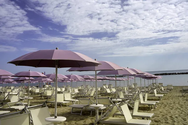 Stranden Pesaro Marche Italien Juni — Stockfoto