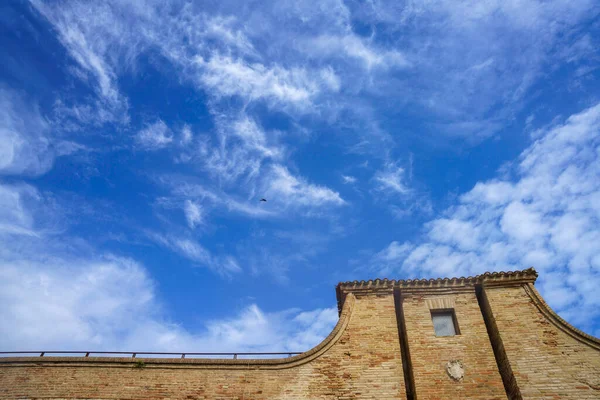 Historiska Slottet Fano Pesaro Urbino Provinsen Marche Italien — Stockfoto