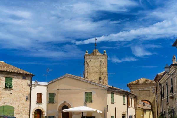 Cerasa Historyczna Wioska Prowincji Pesaro Urbino Marche Włochy — Zdjęcie stockowe