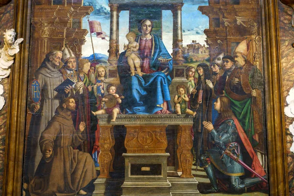 Osimo Ancona Province Marche Italy San Giuseppe Copertino Basilica Interior — Stock Photo, Image