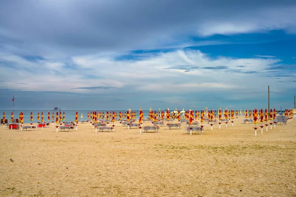 Civitanova Marche Macerata Province Italy Beach Springtime June — стокове фото