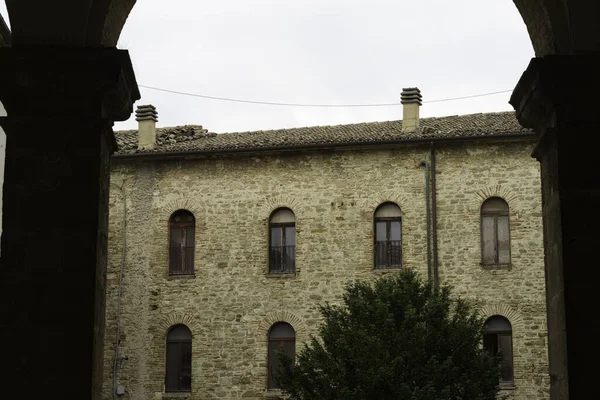 Cingoli Provincia Ancona Marcas Italia Edificios Históricos — Foto de Stock