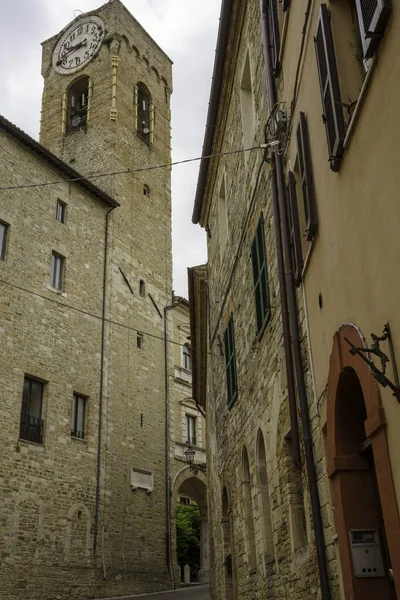 Cingoli Anconaprovinsen Marche Italien Historiska Byggnader — Stockfoto