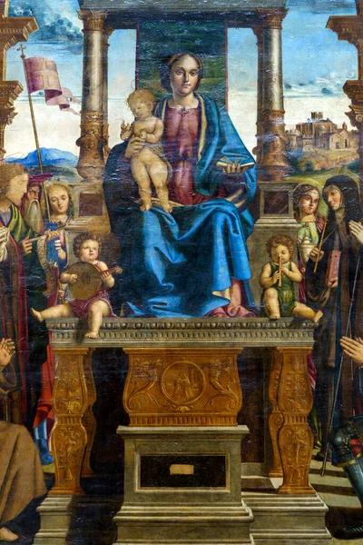 Osimo Provincia Ancona Marche Italia San Giuseppe Copertino Basilica Interior — Foto de Stock