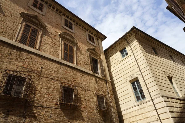 Osimo Ancona Province Marche Italy Historical City Facade Buildings — 图库照片