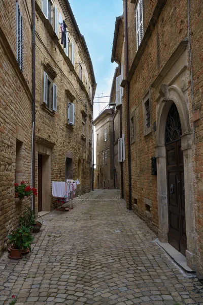 Moresco Beroemd Middeleeuws Dorp Fermo Provincie Marche Italië — Stockfoto