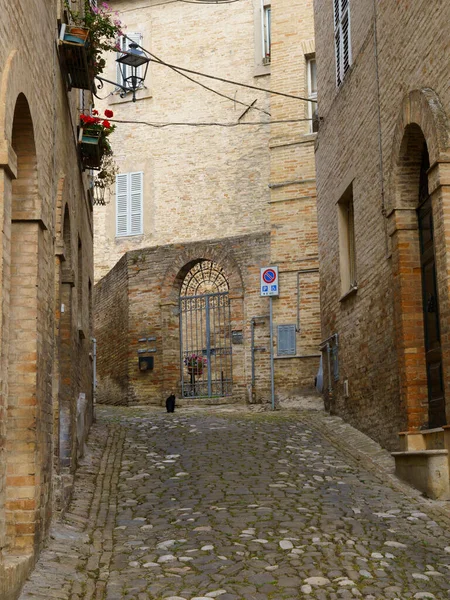 Fermo Marche Italië Oude Gebouwen Historische Stad — Stockfoto