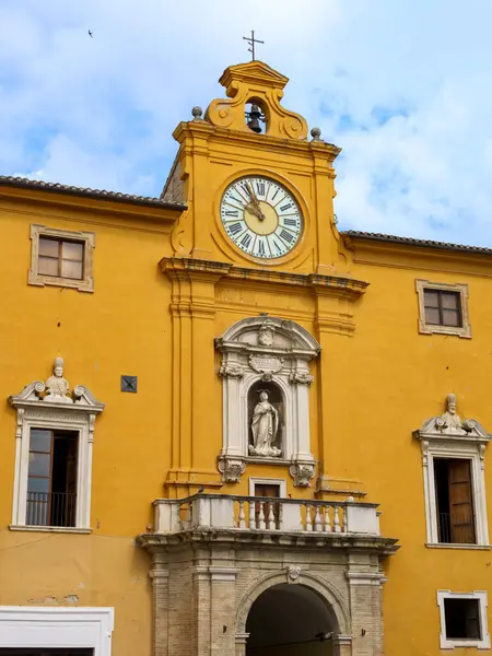 Fermo Marche Itália Edifícios Antigos Cidade Histórica — Fotografia de Stock