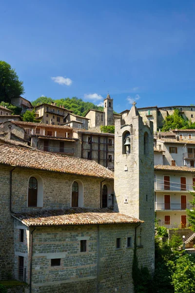 Paysage Long Ancienne Route Salaria Dans Province Ascoli Piceno Marches — Photo