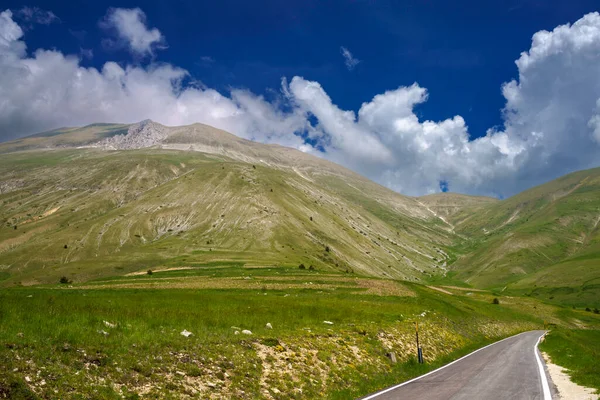 Piano Grande Castelluccio Norcia Perugia Province Umbria Italy Mountain Rural — Stock Photo, Image