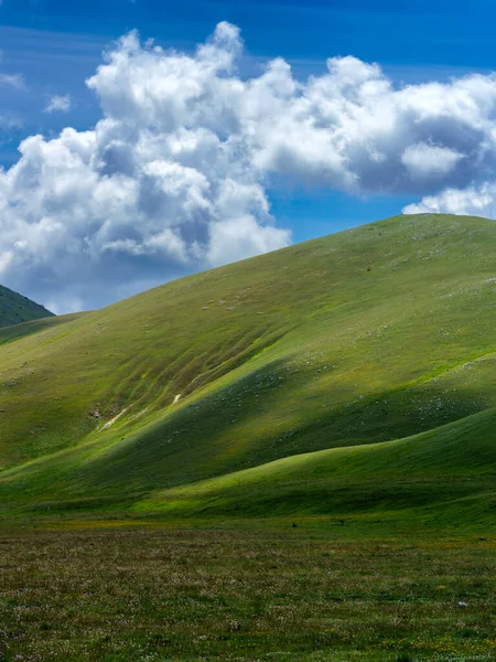 Krajobraz Górski Parku Naturalnym Gran Sasso Abruzja Włochy Prowincja Aquila — Zdjęcie stockowe