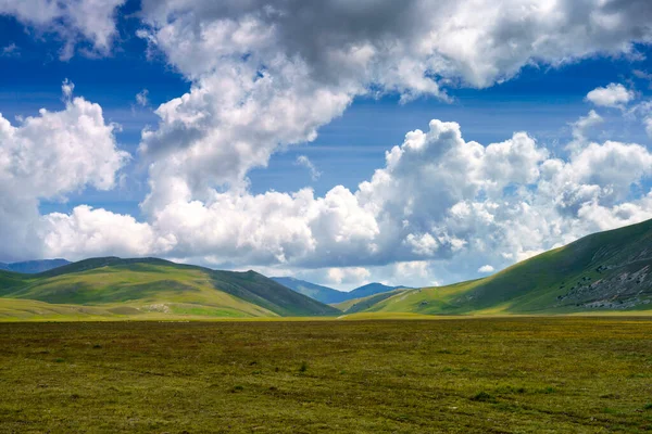 Paisagem Montanhosa Parque Natural Gran Sasso Abruzzo Itália Província Aquila — Fotografia de Stock