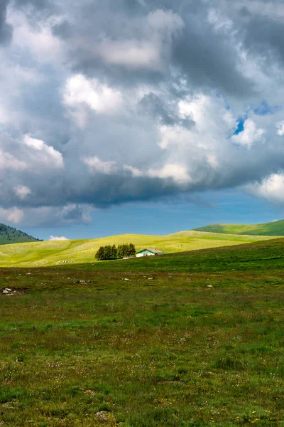 Paisagem Montanhosa Parque Natural Gran Sasso Abruzzo Itália Província Aquila — Fotografia de Stock