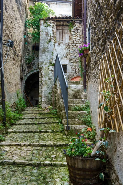 Santo Stefano Sessanio Medieval Village Gran Sasso Natural Park Aquila — Stock Photo, Image