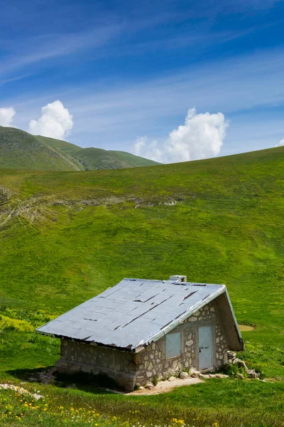 Berglandschaft Naturpark Gran Sasso Den Abruzzen Italien Provinz Aquila Frühling — Stockfoto