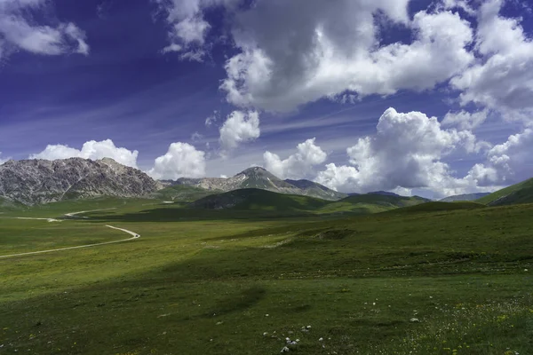 Mountain Landscape Gran Sasso Natural Park Abruzzo Italy Aquila Province — Foto Stock