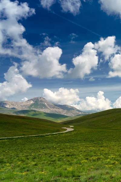 Paisagem Montanhosa Parque Natural Gran Sasso Abruzzo Itália Província Aquila — Fotografia de Stock