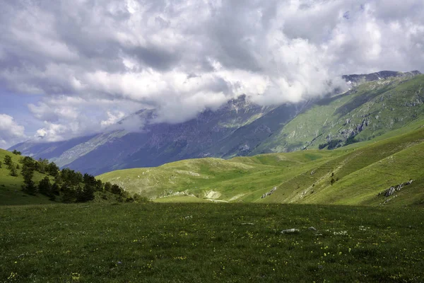Mountain Landscape Gran Sasso Natural Park Abruzzo Italy Aquila Province — Stock Photo, Image