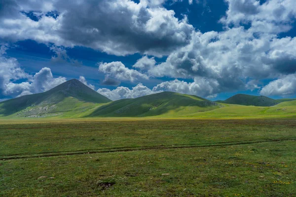 Mountain Landscape Gran Sasso Natural Park Abruzzo Italy Aquila Province — Stockfoto