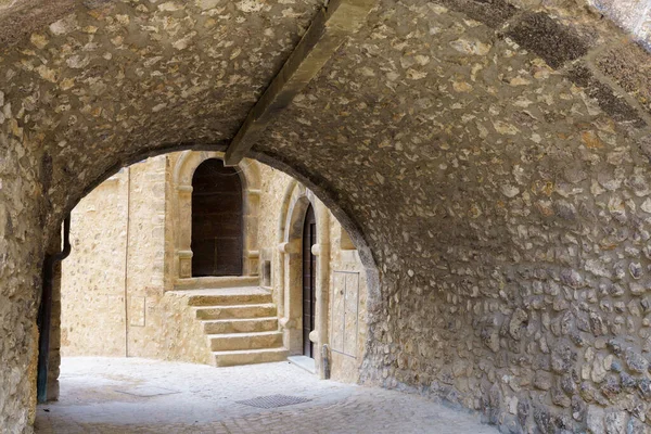 Santo Stefano Sessanio Medieval Village Gran Sasso Natural Park Aquila — Stockfoto