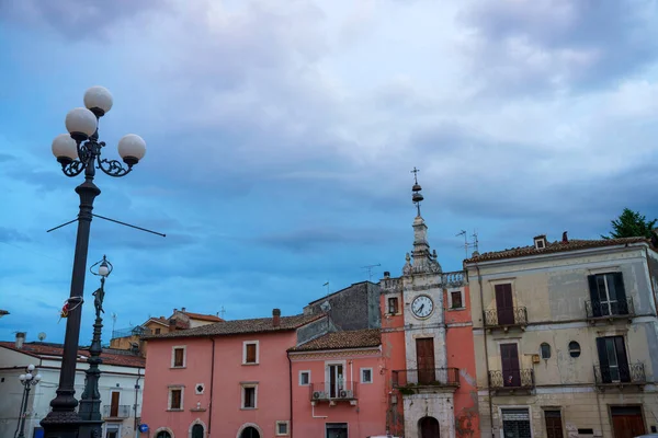 Popoli Pescara Province Abruzzo Italy Historic City Evening — Stock Photo, Image