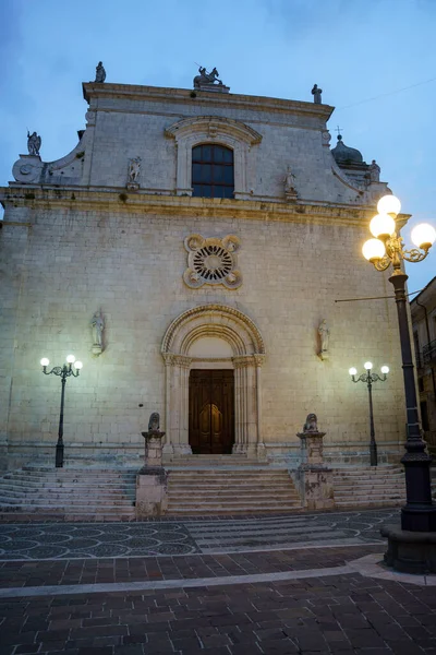 Popoli Pescara Province Abruzzo Italy Historic City Evening — стокове фото